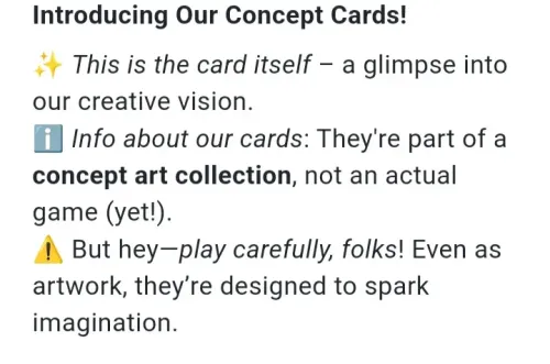 Info for for our out car cards .. read lily carefully #5