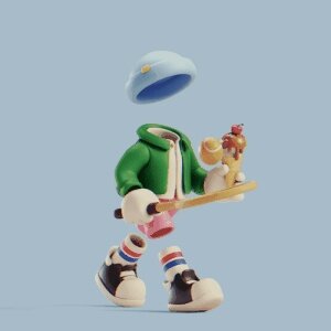 Invisible Friends 3D #1013