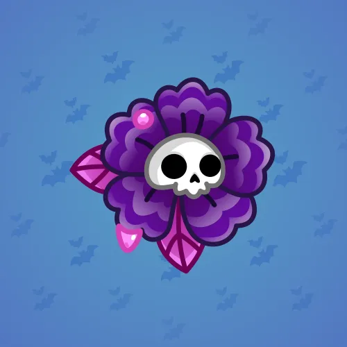 Skull Flower #14968