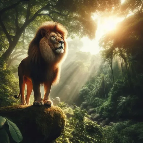 Lion in the forest #13