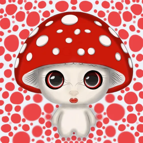 Name: Bubbliemochi, the magical power of the forest(Amanita muscaria)  #1