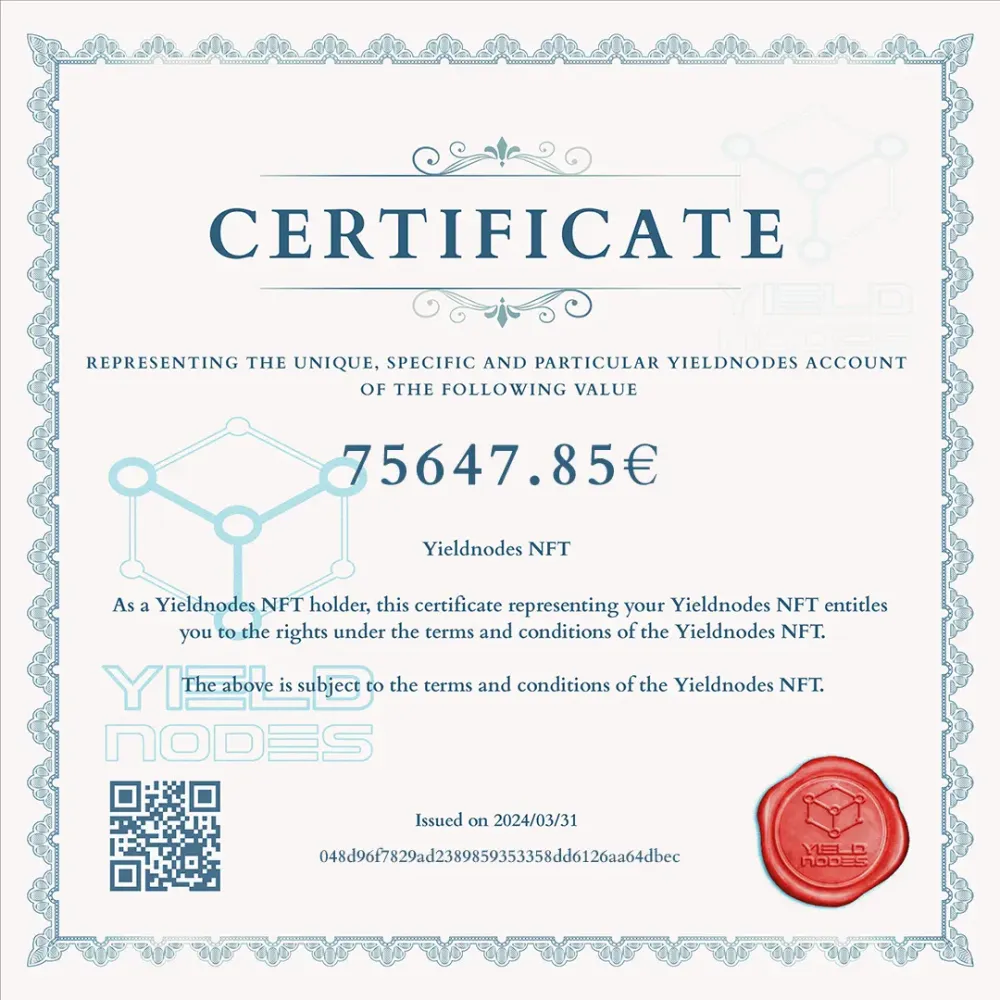 Yieldnodes NFT 75647.85€ #325