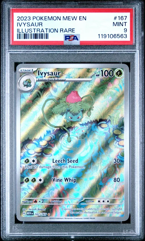 2023 #167 Ivysaur PSA 9 Mew EN-1