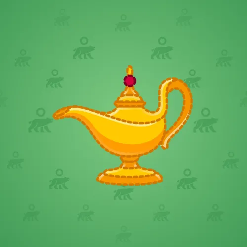 Genie Lamp #3568