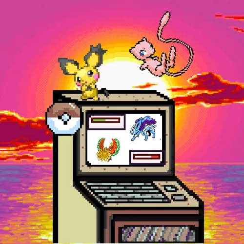 Poke-Pixel Arcade Machine: Gold