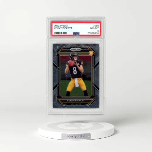 2022 Panini Prizm #301 Kenny Pickett (PSA 8 NM-MT)