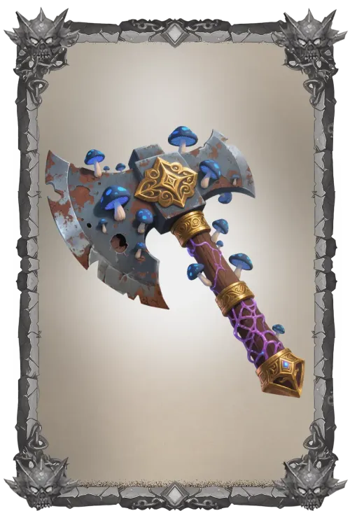 Hallucinomycete War Axe #10101