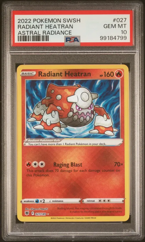 2022 #027 Radiant Heatran PSA 10