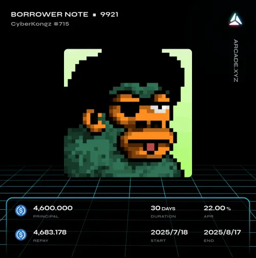 Arcade.xyz Borrower Note #9921