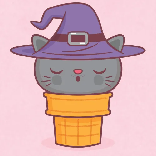 Kitty Cone #3418