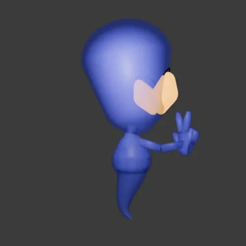 Blue Ghost Alien #11