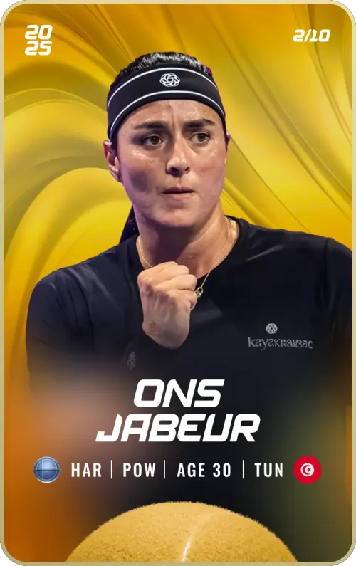 Ons Jabeur - Gold - Power #180349
