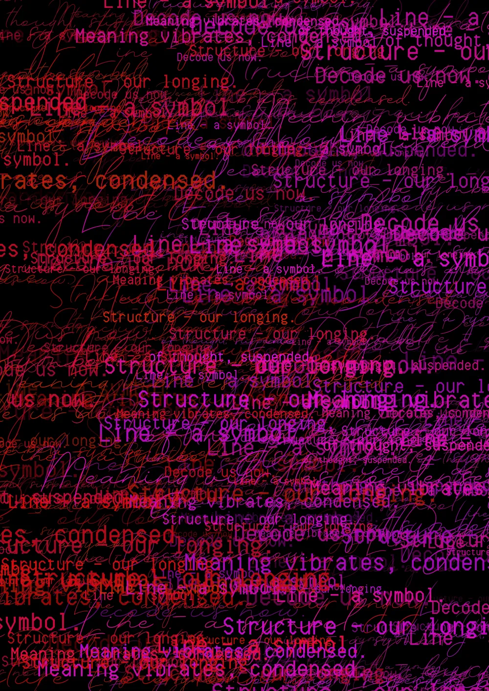 WORDS BEYOND WORDS - Limited Edition #003