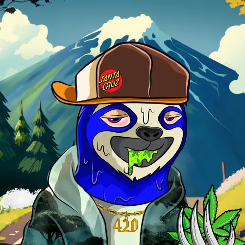 Stoned Sloth V2 #2898