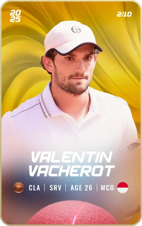 Valentin Vacherot - Gold - Service #190542
