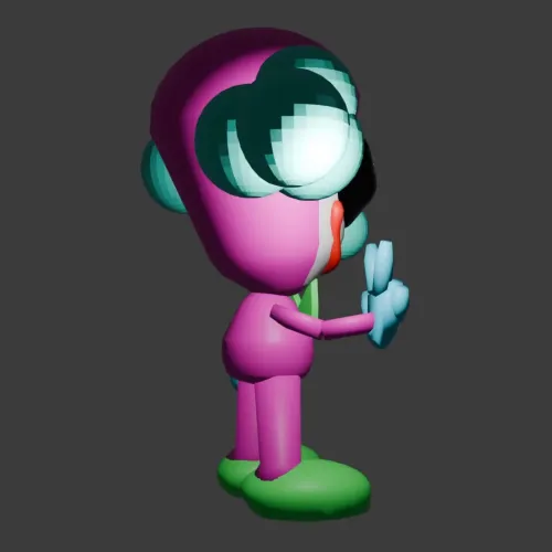 Pink Clown Alien #26