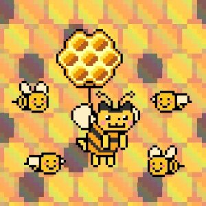 Honey Bee Nyan Balloon #15