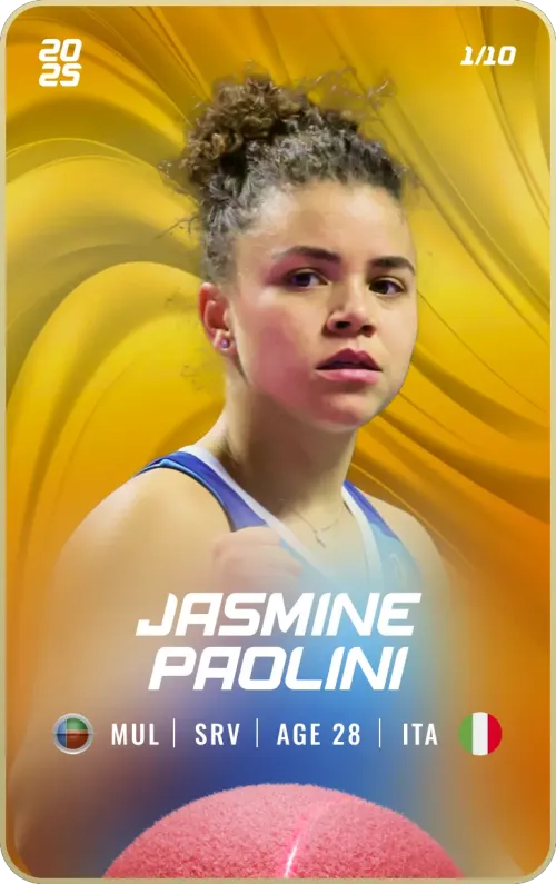 Jasmine Paolini - Gold - Service #178175