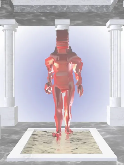 The Receding Bright Red Man #1362