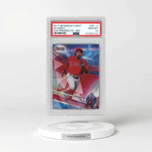 2017 Bowman's Best Top Prospects #TP-4 Jo Adell - Refractor (PSA 10 GEM MINT)