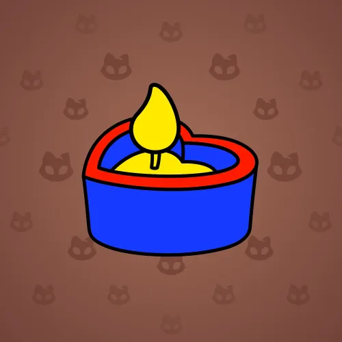 Love Candle #9543