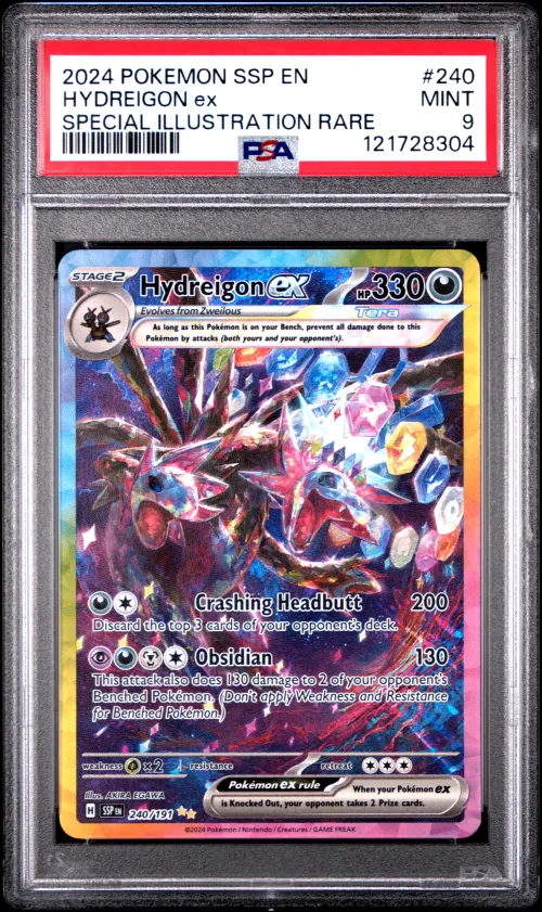 2024 #240 Hydreigon EX PSA 9 Ssp