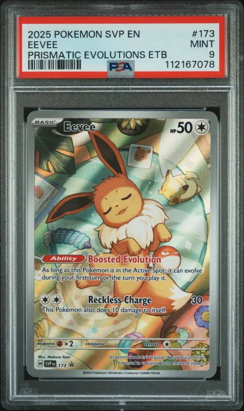 2025 #173 Eevee PSA 9 Svp EN-SV