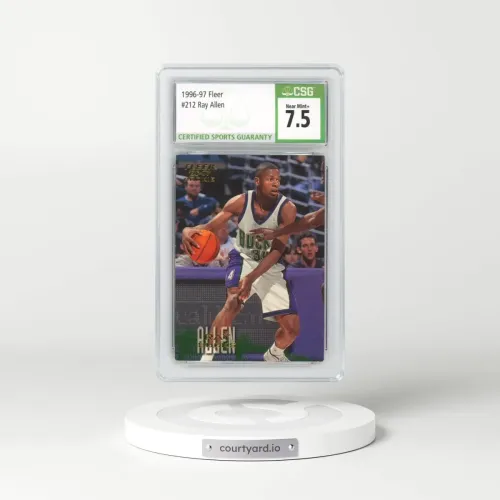 1996 Fleer #212 Ray Allen (CSG 7.5 NM+)