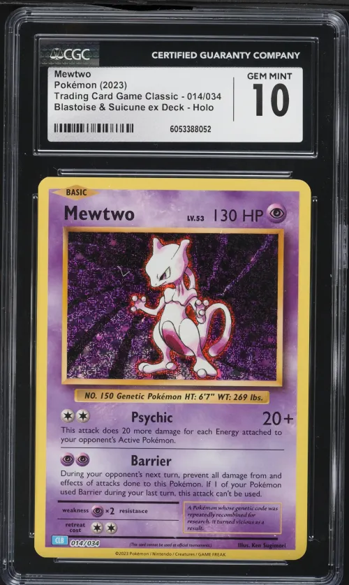 2023 #014 Mewtwo CGC 10 Trading