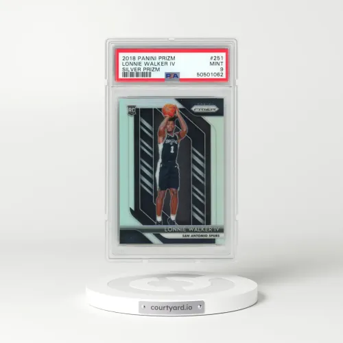 2018 Panini Prizm #251 Lonnie Walker IV - Silver Prizm (PSA 9 MINT)