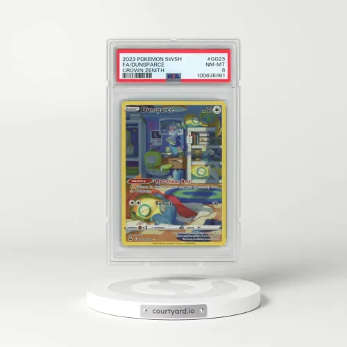 2023 Pokémon Sword and Shield Crown Zenith #GG23 Dunsparce - Full Art (PSA 8 NM-MT)