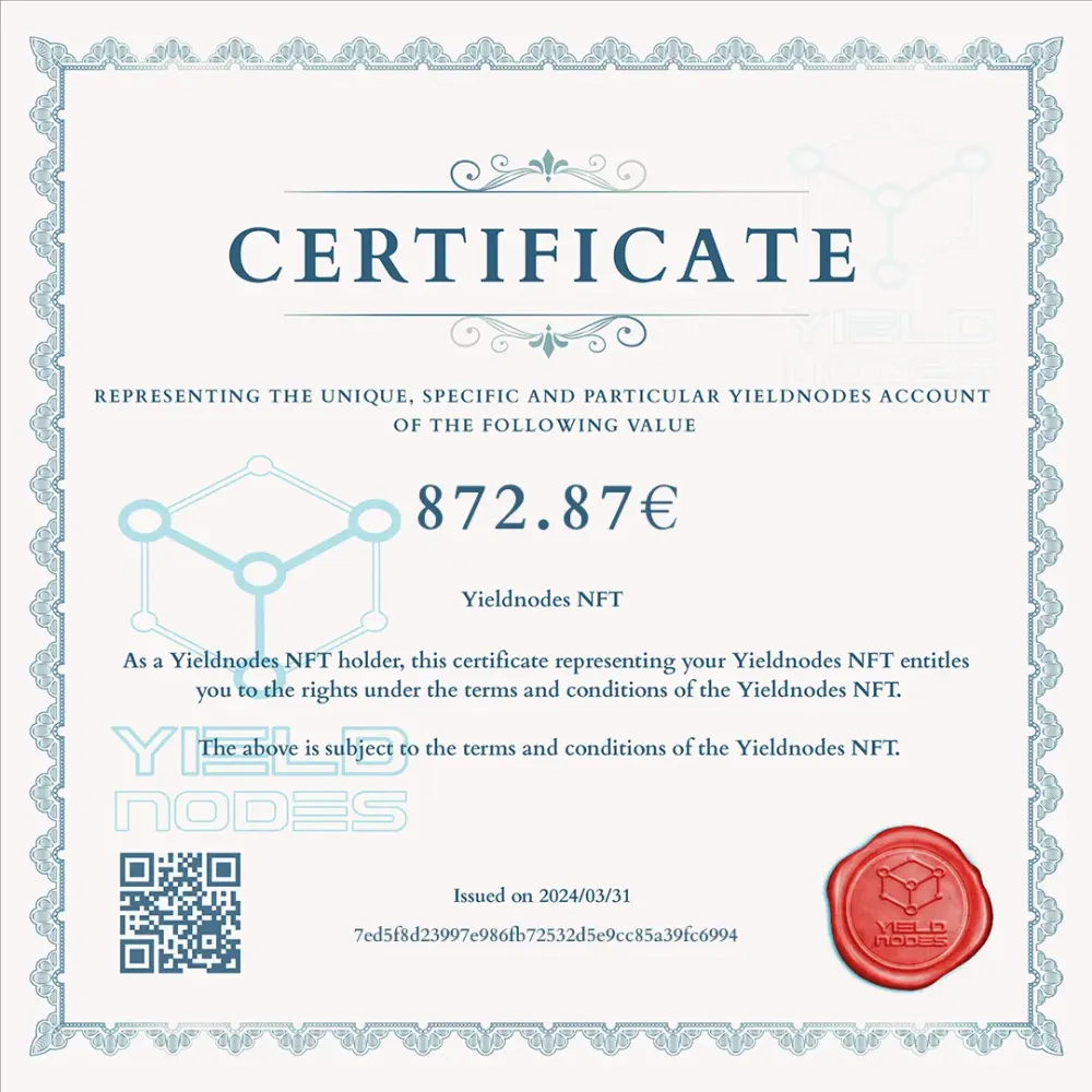 Yieldnodes NFT 872.87€ #9022