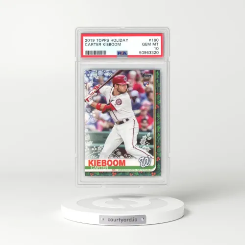 2019 Topps Holiday #160 Carter Kieboom (PSA 10 GEM MINT)
