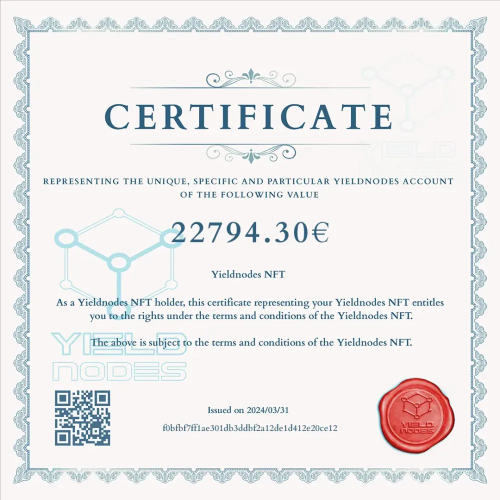 Yieldnodes NFT 22794.3€ #17094