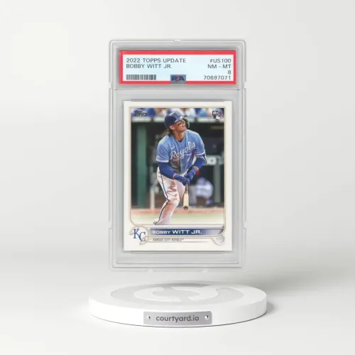 2022 Topps Update #US100 Bobby Witt Jr. (PSA 8 NM-MT)