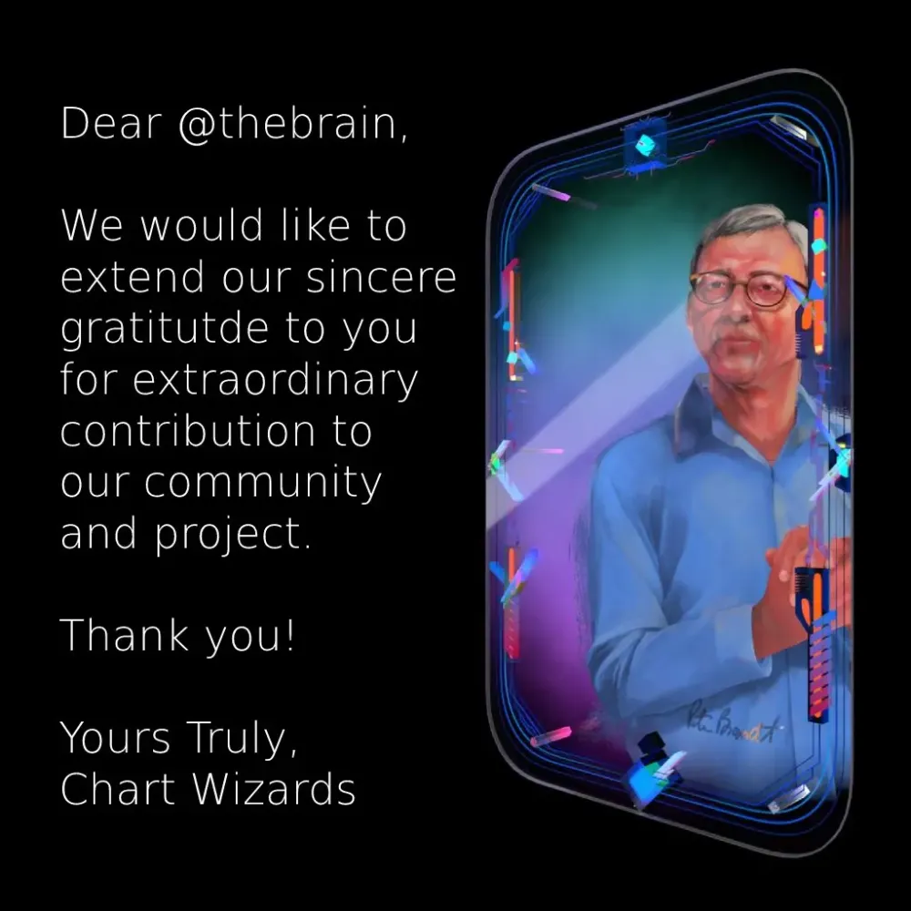 Thanks from Chart Wizards