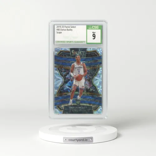 2019 Panini Select #80 Darius Bazley - Scope Prizm (CSG 9 MINT)