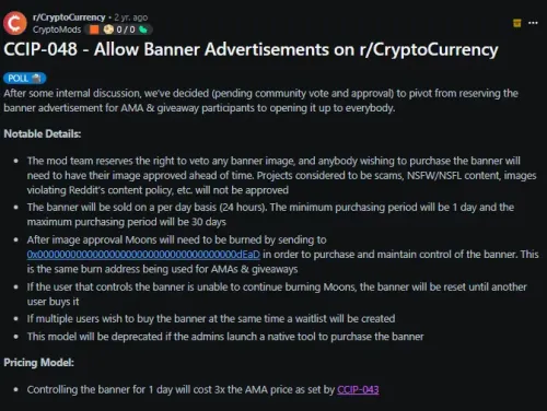 cryptocurrency subreddit banner #1