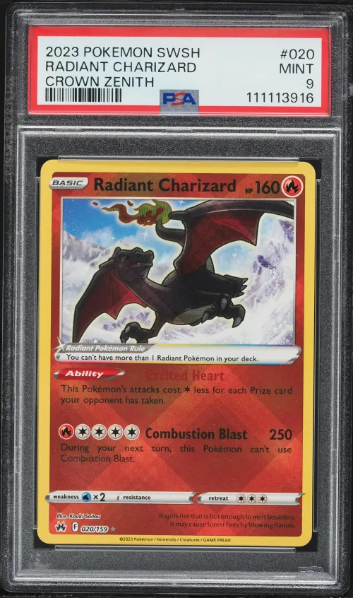 2023 #020 Radiant Charizard PSA