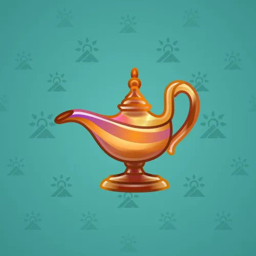 Genie Lamp #5492