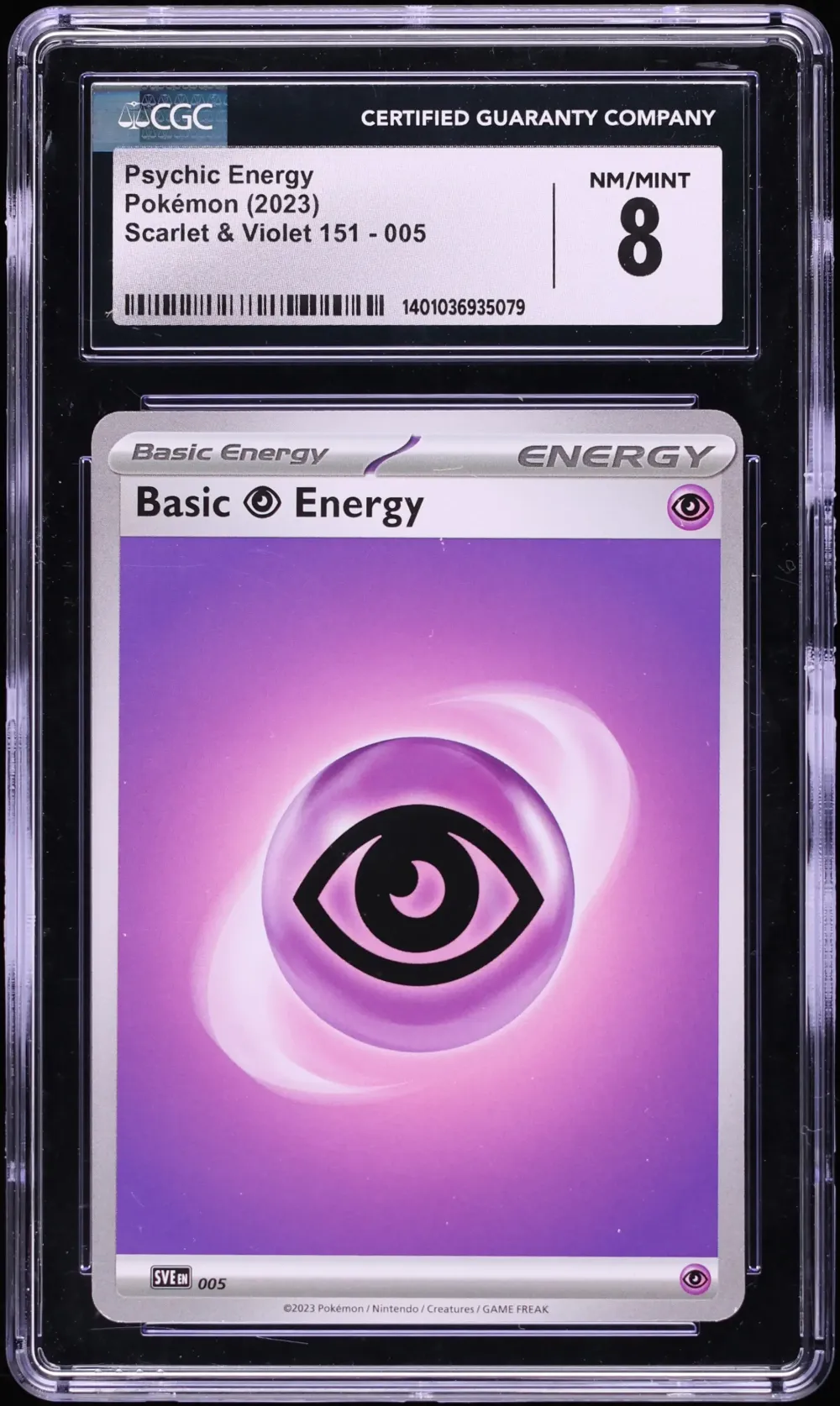 2023 #005 Psychic Energy CGC 8 S
