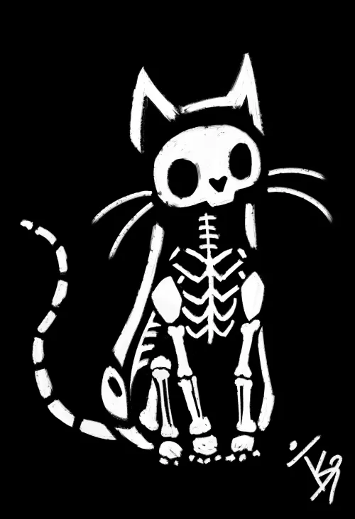 Skeleton Kitty #10023