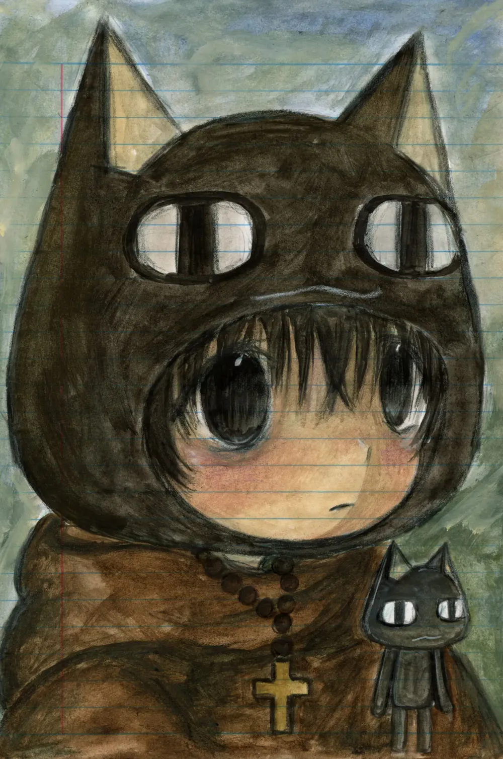 Saint☆Black Cat Hat #776