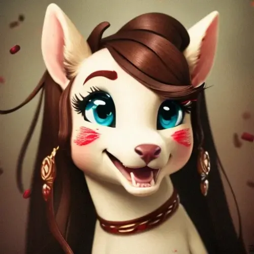 Humanized Anime Dog