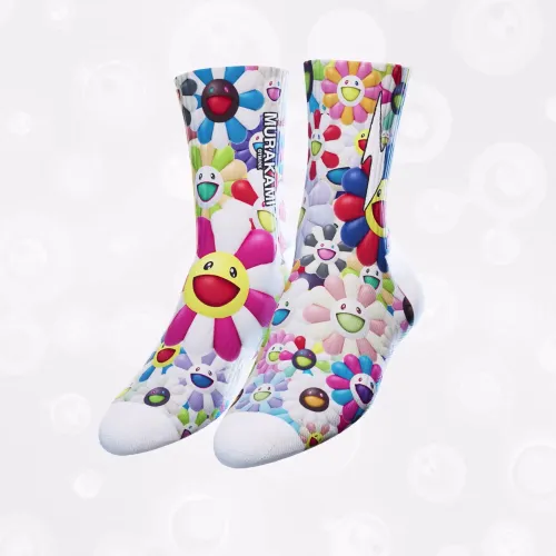 Murakami Drip Socks  #15407