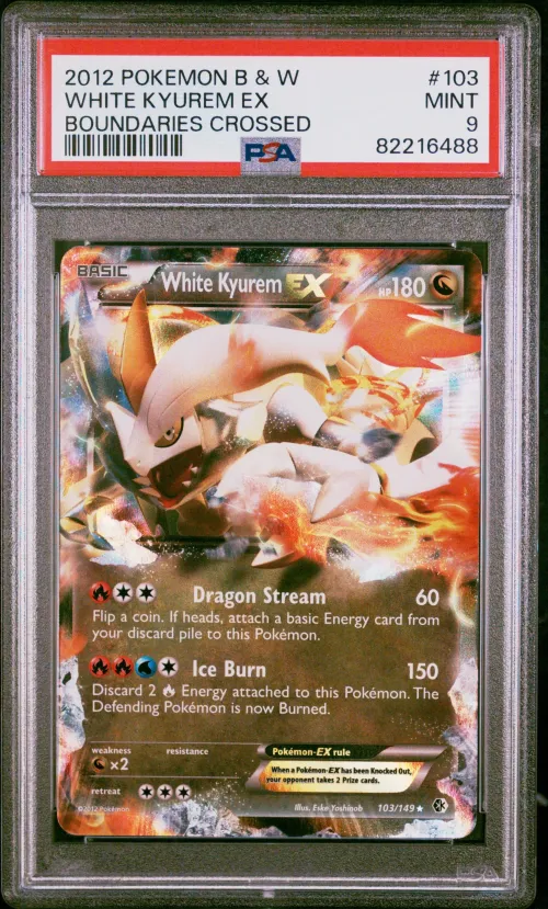 2012 #103 White Kyurem EX PSA 9 