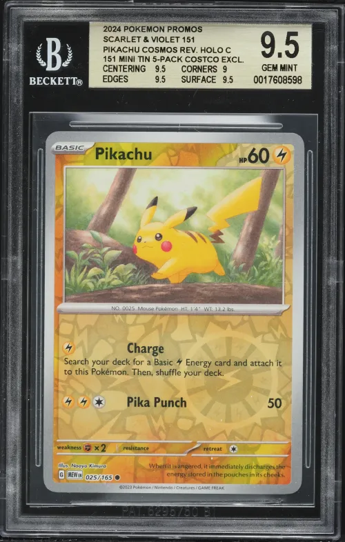 2024 #025 Pikachu COSMOS REVERSE