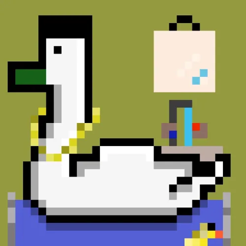 Swimming Swans #1229