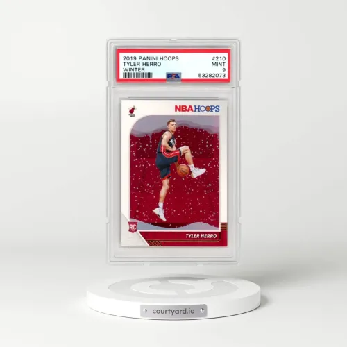 2019 Panini Hoops #210 Tyler Herro - Winter (PSA 9 MINT)