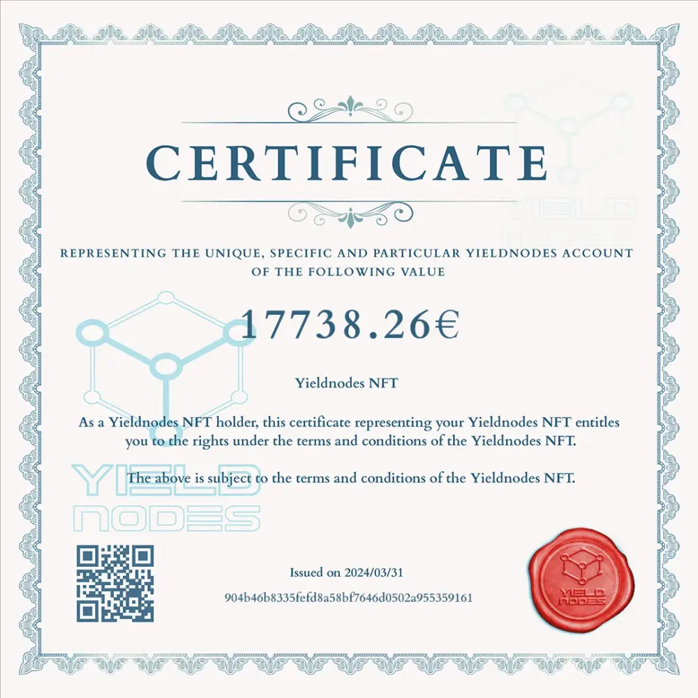 Yieldnodes NFT 17738.26€ #10246